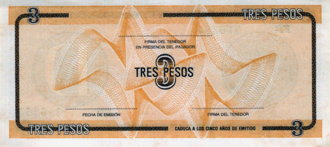 Cuba 3 1985 UNC P-FX34